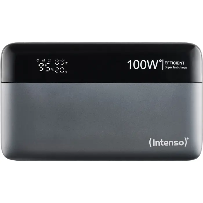 Intenso Powerbank HE20000 grey/black, 20,000 mAh, PD 3.1, Quick Charge 3.0