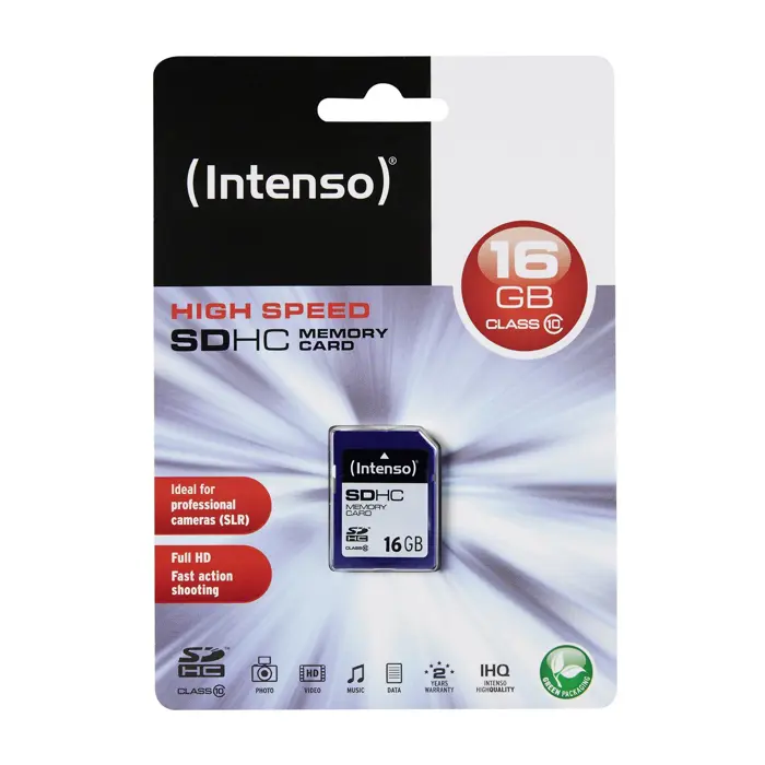 Intenso SD 16GB 12/20 Class 10
