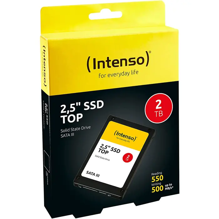 Intenso Top SSD 2 TB (black, SATA 6 Gb/s, 2.5 )