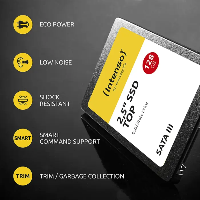 Intenso Top SSD 2 TB (black, SATA 6 Gb/s, 2.5 )