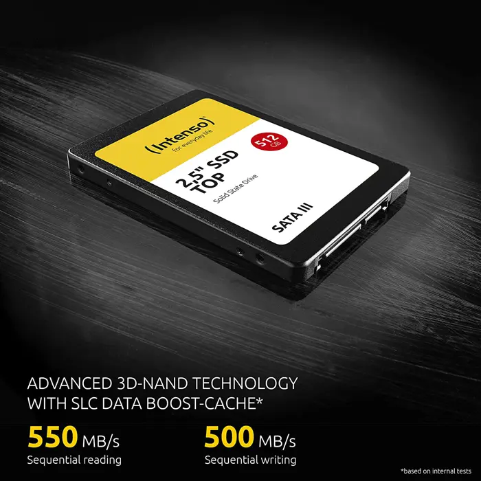 Intenso Top SSD 2 TB (black, SATA 6 Gb/s, 2.5 )
