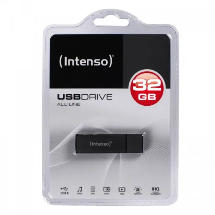 Intenso USB 16GB 6,5/28 Alu Line silver U2