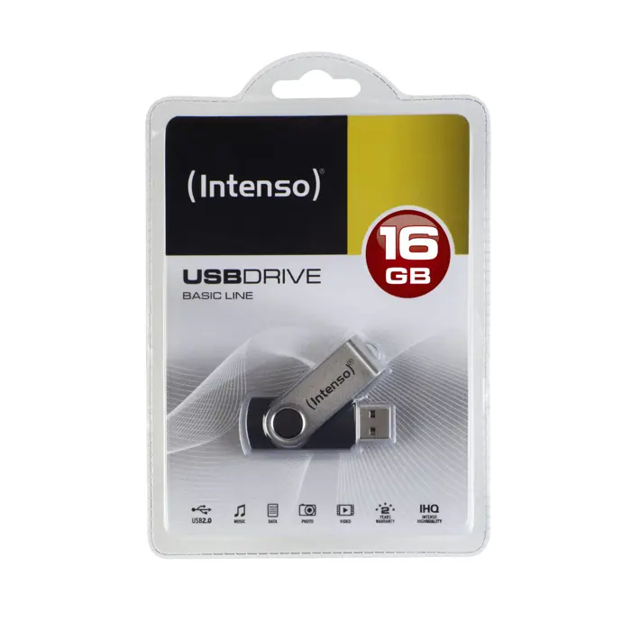 Intenso USB 16GB 6,5/28 Basic Line U2