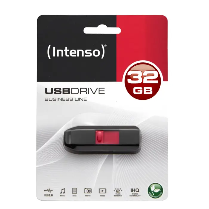 Intenso USB 32GB 6,5/28 Business Line black U2