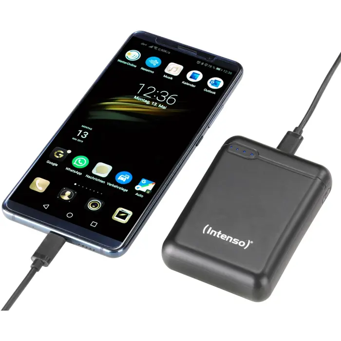 Intenso XS10000, Powerbank (black, 10000 mAh)