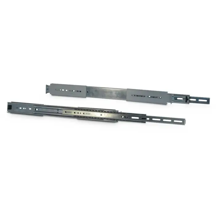 Inter-Tech 20" telescopic rail set for IPC housing (silver)