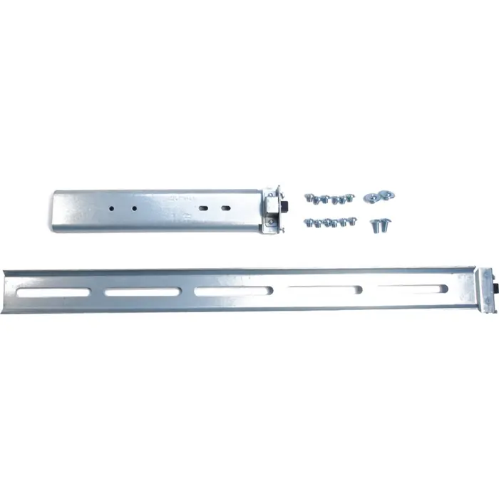 Inter-Tech 2U telescopic rails 650 mm, built-in rails grey