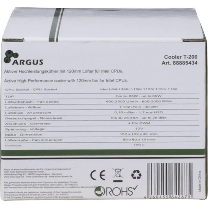 Inter-Tech Argus T-200 CPU Cooler