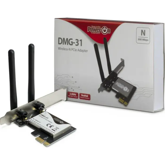 Inter-Tech DMG-31 Wi-Fi 4 PCIe Ada - 88888147