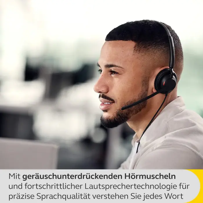 Jabra Engage 40 Link, headset (black, mono, MS, USB-C)