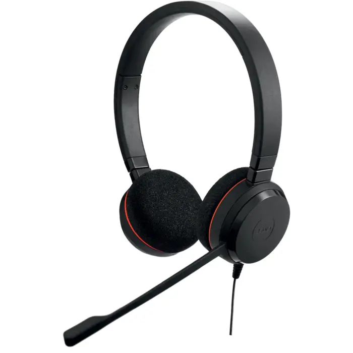 Jabra Evolve 20 (black, Microsoft Teams version, USB-C and USB-A, stereo)