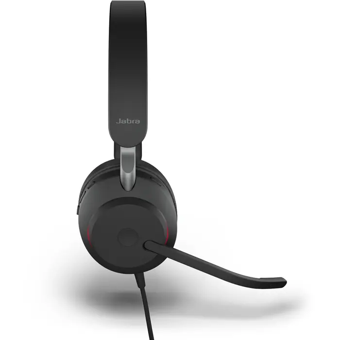 Jabra Evolve2 40 SE (black, MS version, stereo, USB-A and USB-C)