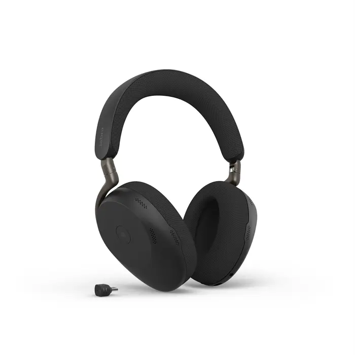 Jabra Evolve3 85 (black, MS, USB-A Bluetooth adapter, wireless charging pad)