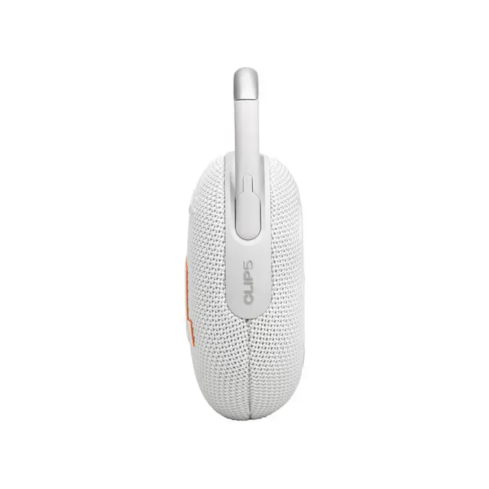 JBL Clip 5 Bluetooth portable speaker, white