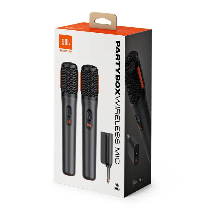 JBL PartyBox set of wireless microphones