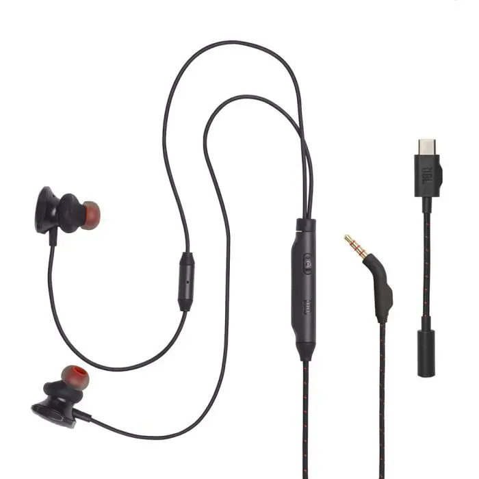 JBL Quantum 50C In-ear žične USB-C gaming Slušalice, črne