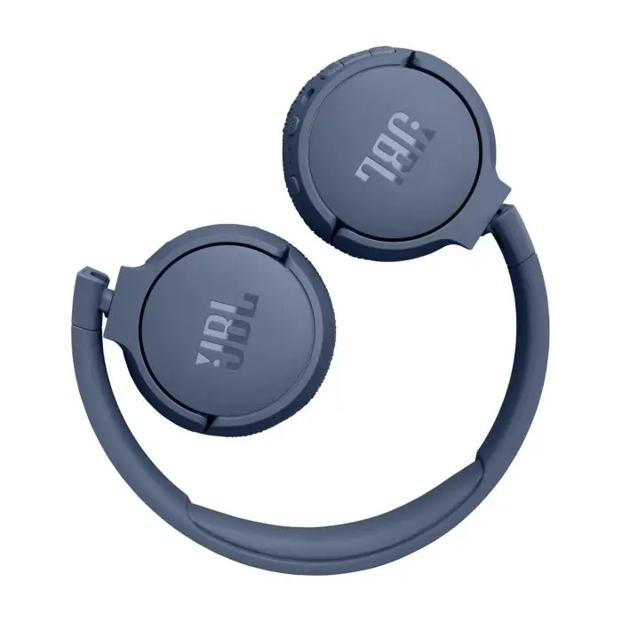 JBL Tune 670NC Bluetooth wireless on-ear headphones, blue.