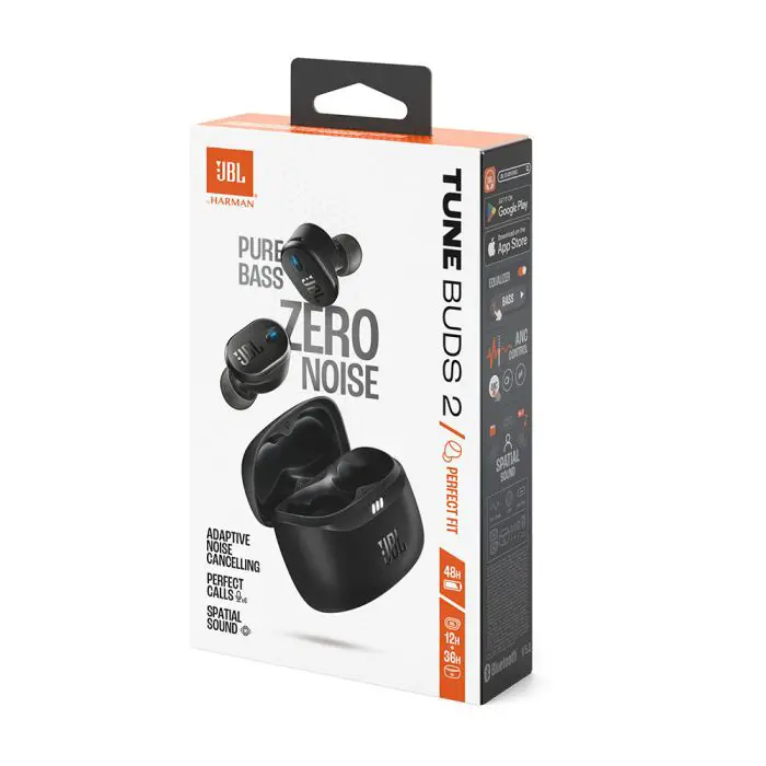 JBL Tune Buds 2 brezžične slušalke z mikrofonom, črne