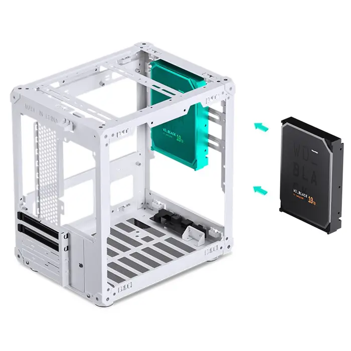 Jonsbo C6 Micro-ATX Case - white