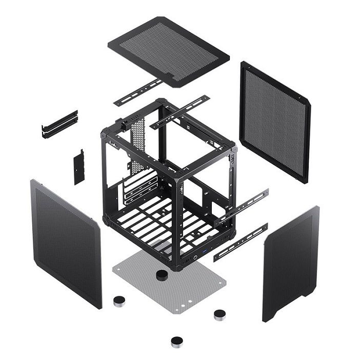 Jonsbo C6 Micro-ATX Case - Black C6 Black