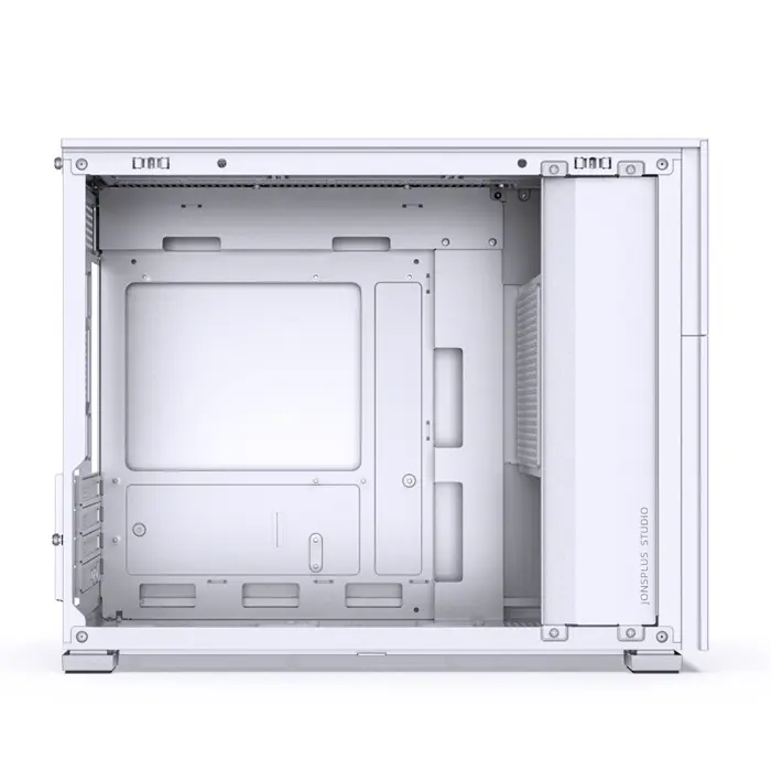 Jonsbo D31 Micro-ATX Case, Tempered Glass - white