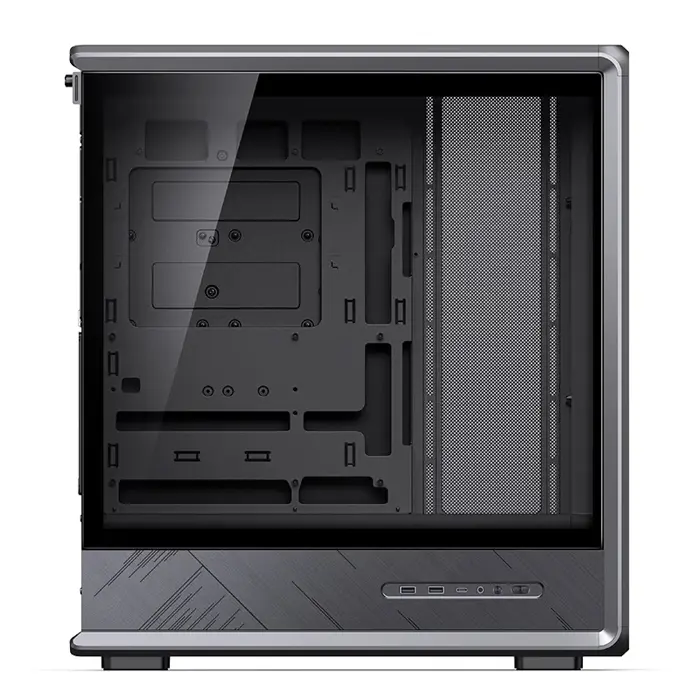 Jonsbo D401 PC-Gehäuse, Midi Tower, ATX, Tempered Glass - black