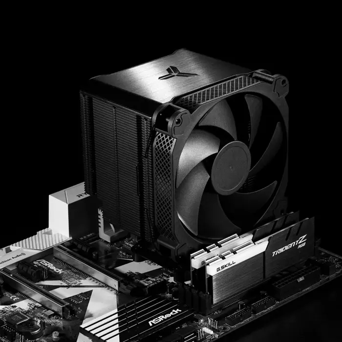 Jonsbo HX6250 Processor Heatsink/Radiatior 14 cm Black 1 pc(s)