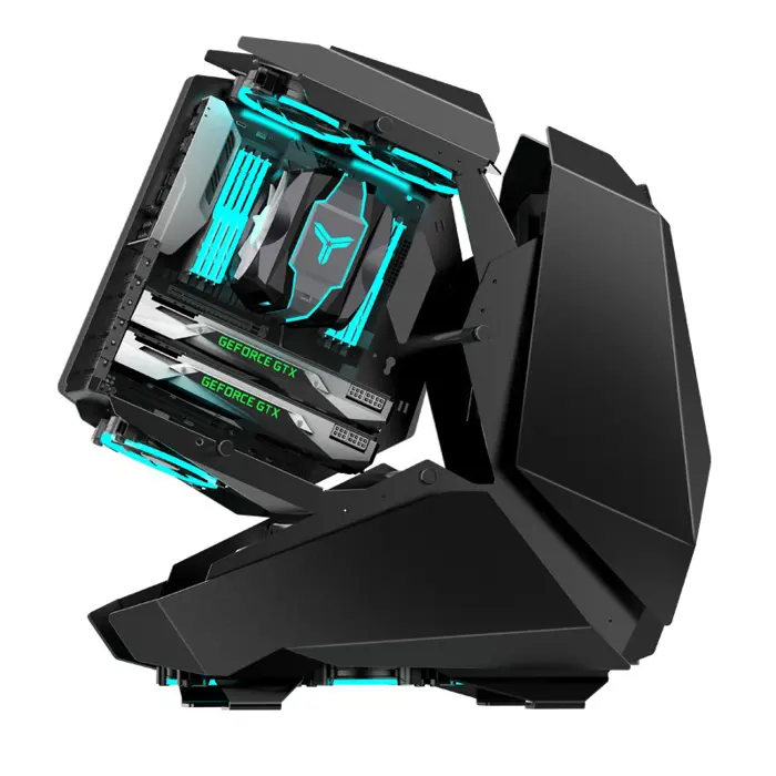 Jonsbo MOD5 Big-Tower Showcase, Tempered Glass - black