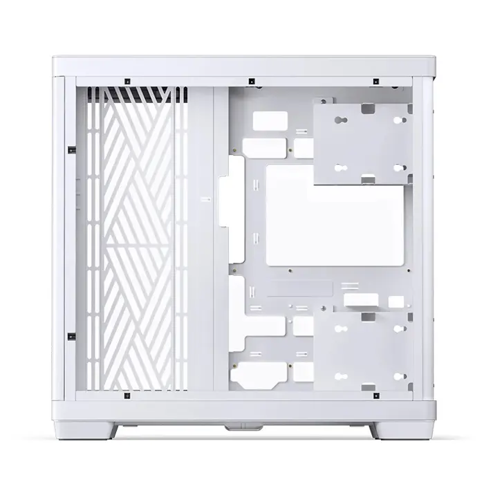 Jonsbo TK-4 Gehäuse, Midi-Tower, ATX, Tempered Glass - weiß
