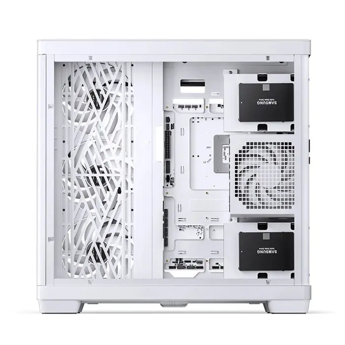Jonsbo TK-4 Gehäuse, Midi-Tower, ATX, Tempered Glass - weiß