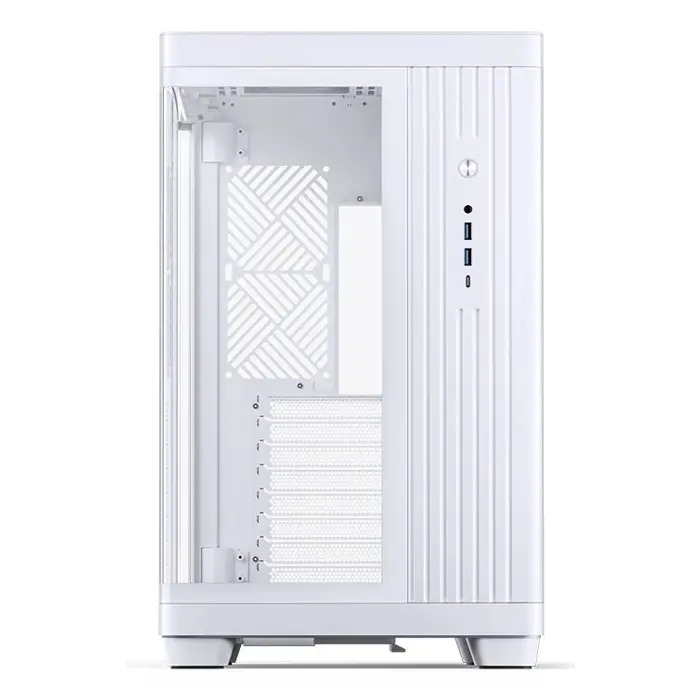 Jonsbo TK-4 Gehäuse, Midi-Tower, ATX, Tempered Glass - weiß