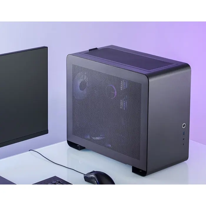 Jonsbo U4 Mini Mesh Micro-ATX Case - Black