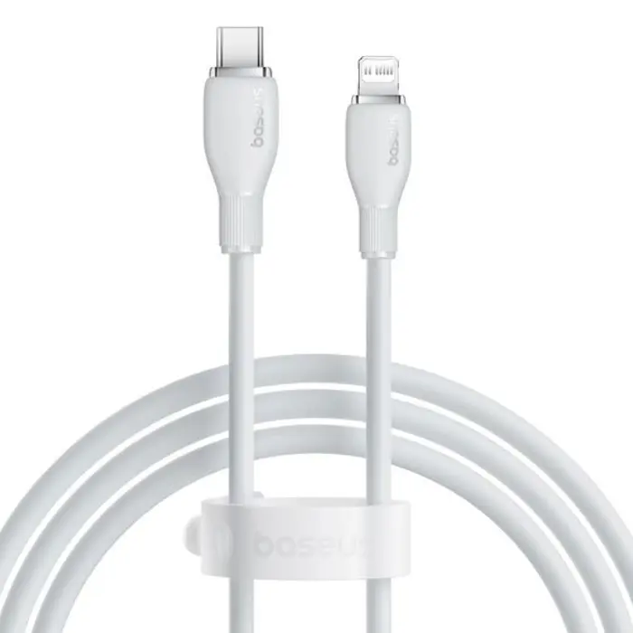 Kabel BASEUS, Pudding Series, USB-C na Lightning, 20W, 120cm, White, P10355701221-00