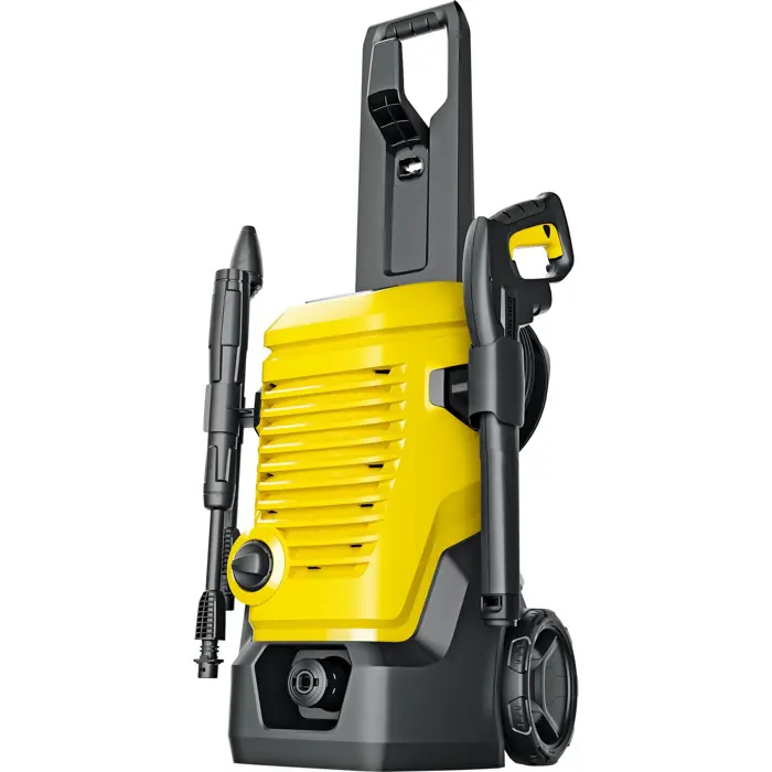 Kärcher high-pressure cleaner K 4 WCM Premium (yellow/black, with dirt blaster and hose reel)