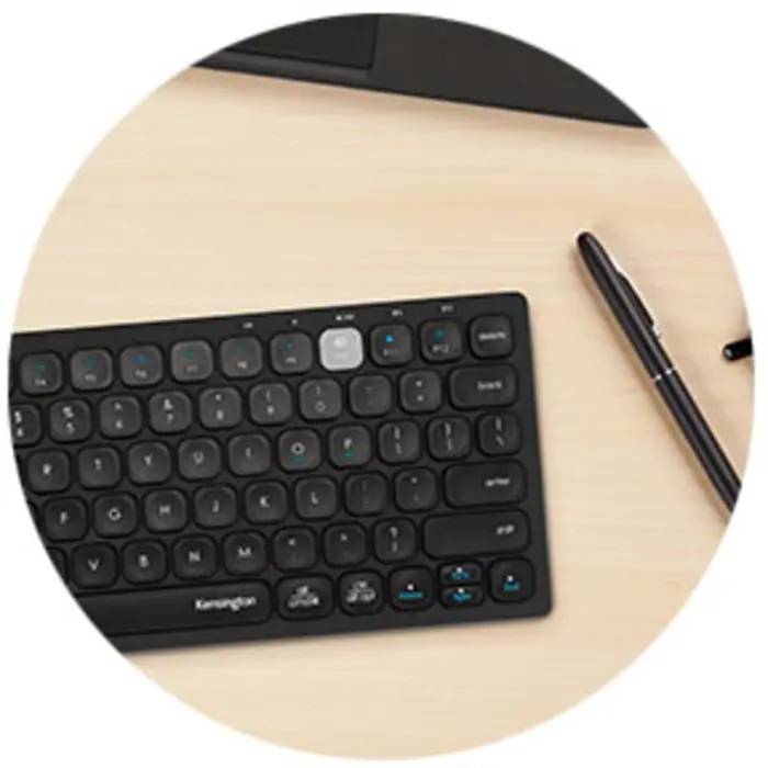 Kensington Compact Multi-Device Dual Wireless Keyboard K75502DE