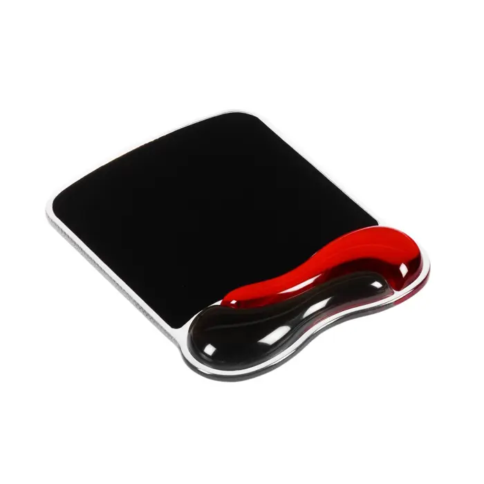 Kensington Duo Gel Wristrest Mousepad red/bk - 62402
