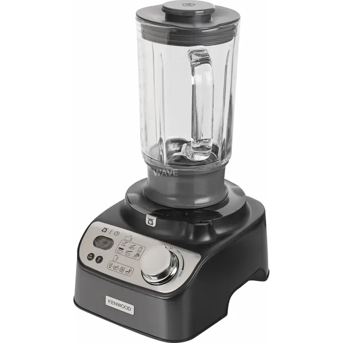 Kenwood compact food processor MultiPro XL Weigh+ black, 1,000 watts, integrated scale, blender attachment