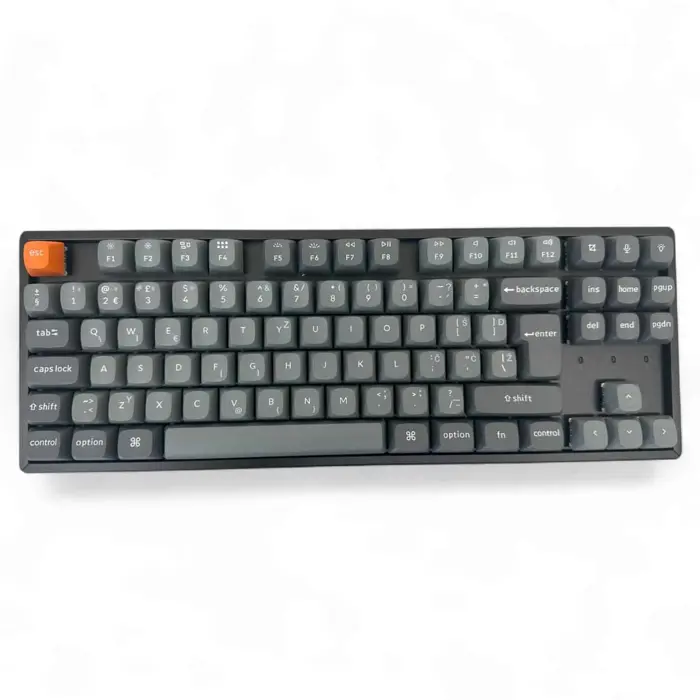 Keychron K8 Max Swappable RGB Backlight Aluminum, Mehanička tipkovnica, Black, /UK-veliki enter/ , (+HR znakovi), K8M