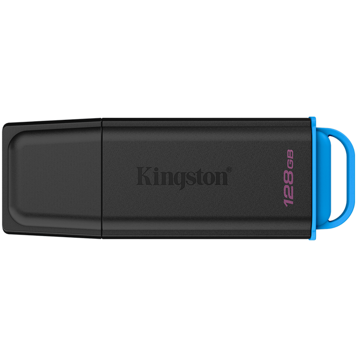 KINGSTON 128GB Portable USB 3.2 Gen 1 DataTraveler Exodia Black/Blue
