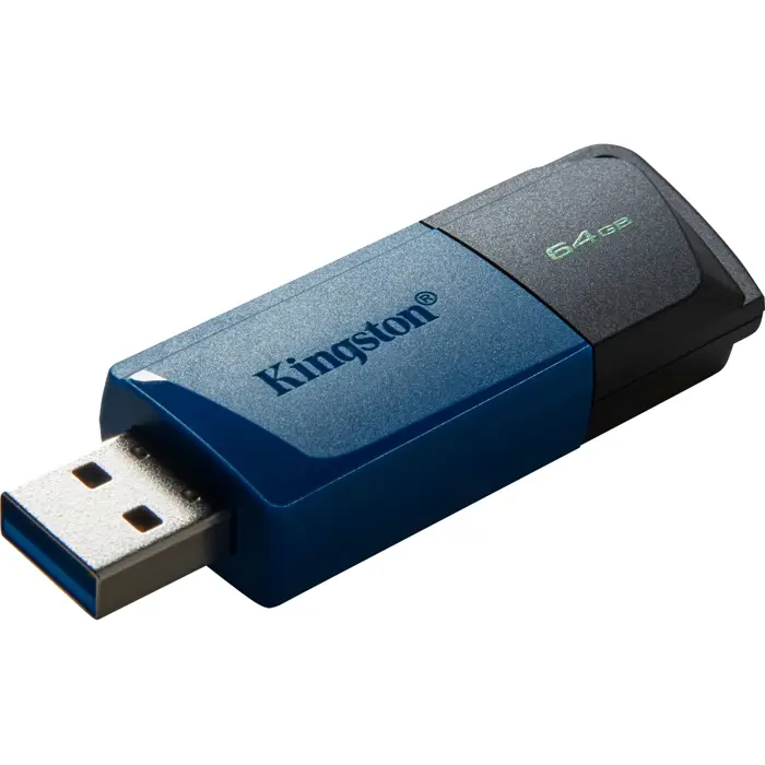 Kingston DataTraveler Exodia M 64 GB (blue/black, USB-A 3.2 Gen 1, 2 pieces)