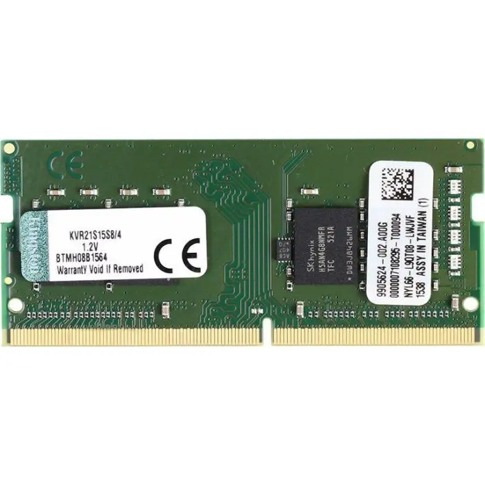 Kingston DDR4 - 8 GB -3200 - CL - 22, Single memory, ValueRAM (KVR32S22S8 / 8)