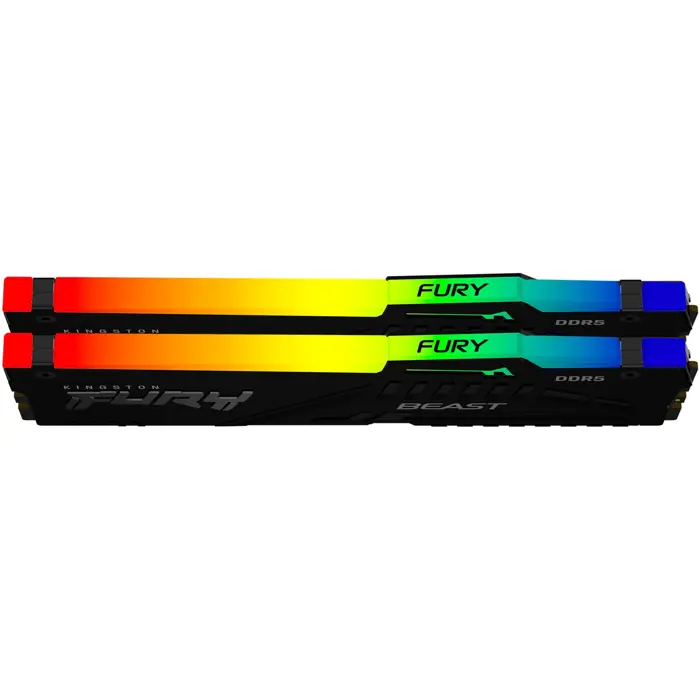 Kingston DDR5 64GB - 6000 - CL - 36 - Dual-Kit - KF560C36BBEAK2-64, Beast, RGB