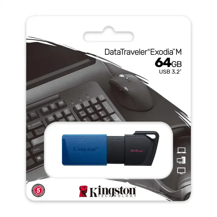 USB Stick Kingston Exodia 64GB USB 3.2. Blue