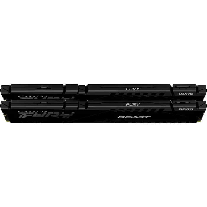 Kingston FURY DDR5 - 32GB - 5600 - CL - 36 - Dual Kit, memory (black, KF556C36BBEK2-32, Fury Beast )