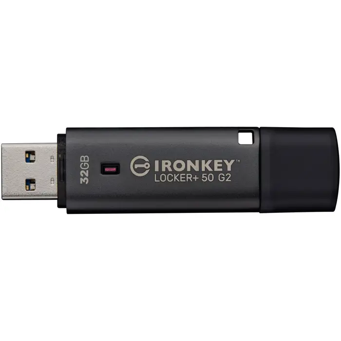 Kingston IronKey Locker+ 50 G2 32 GB (anthracite, USB-A 3.2 Gen 1)
