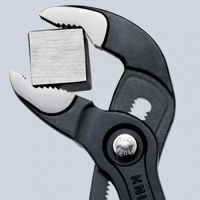 KNIPEX Cobra pipe / water pump pliers 87 03 180 (red, length 180mm, for pipes up to 1.1/2")