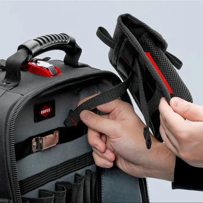 Knipex modular bag 00 19 50 LE (black/red, empty)