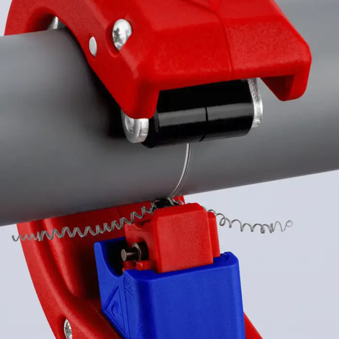KNIPEX pipe cutter DPT50 red/blue, O 32-50mm