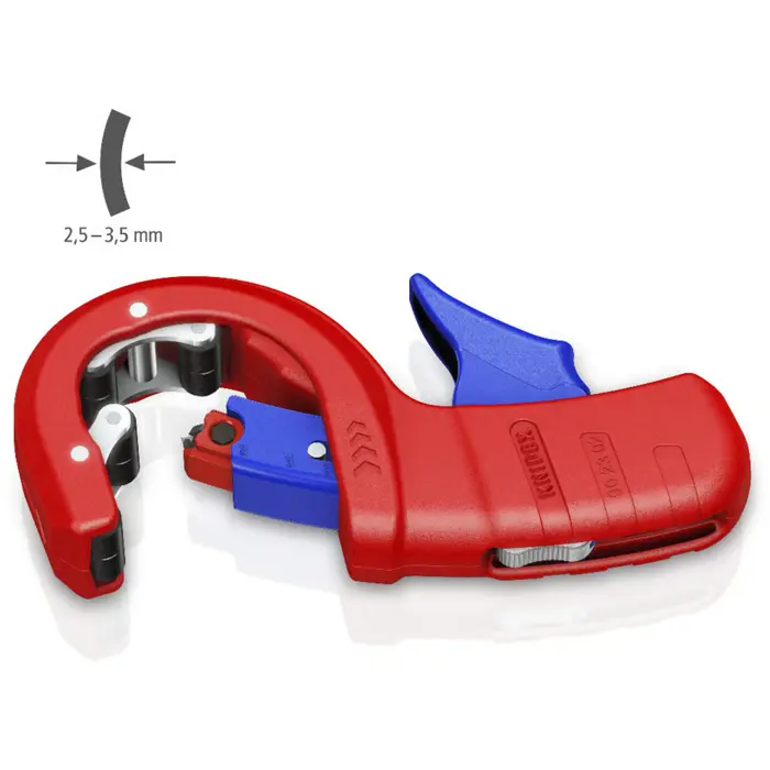 KNIPEX pipe cutter DPT50 red/blue, O 32-50mm