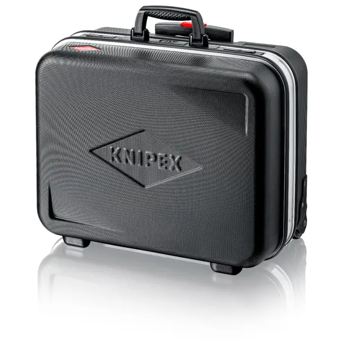 KNIPEX tool case "BIG Basic Move" 00 21 06 LE, tool box black, all-round aluminum frame